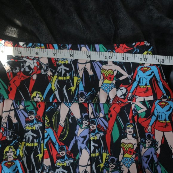 NWT Marvel Living Legends Pleated Mini Skirt. - Picture 7 of 9